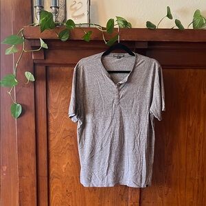 Threads 4 Thought Heathered Gray Henley Tee